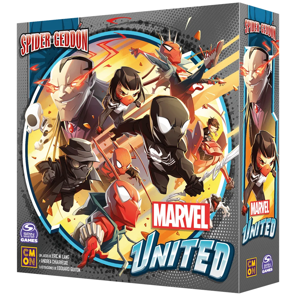 Caja del juego Marvel United: Spider-Geddon