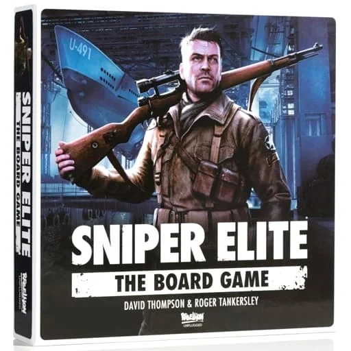 Caja del juego Sniper Elite: The Board Game
