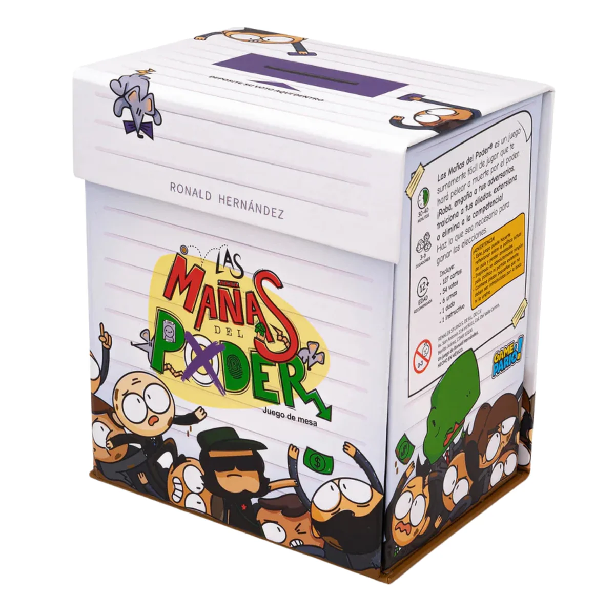 Caja del juego Las Mañas del Poder