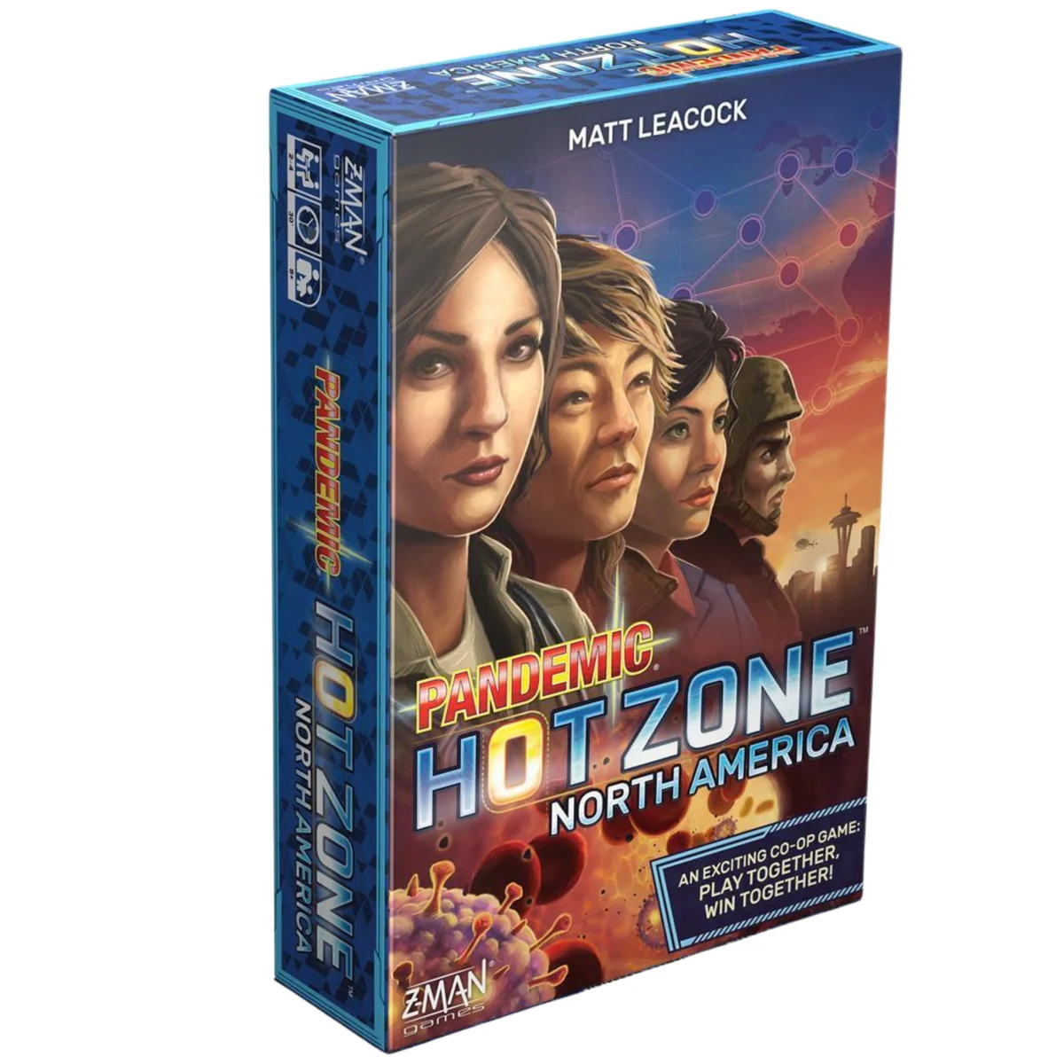 Caja del juego Pandemic: Hot Zone – North America