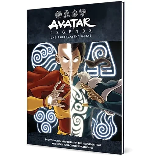 Caja del juego Avatar Legends: The Roleplaying Game + Wan Shi Tong's Adventure