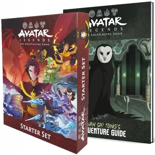 Caja del juego Avatar Legends: Starter Set + Wan Shi Tong's Adventure