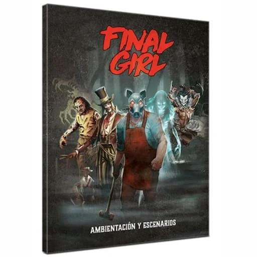Caja del juego Final Girl: Series 1 - Libro de Ambientación y Escenarios