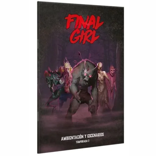 Caja del juego Final Girl: Temporada 2 - Libro de Ambientación y Escenarios