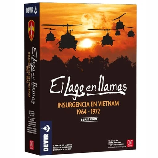 Caja del juego El Lago en Llamas