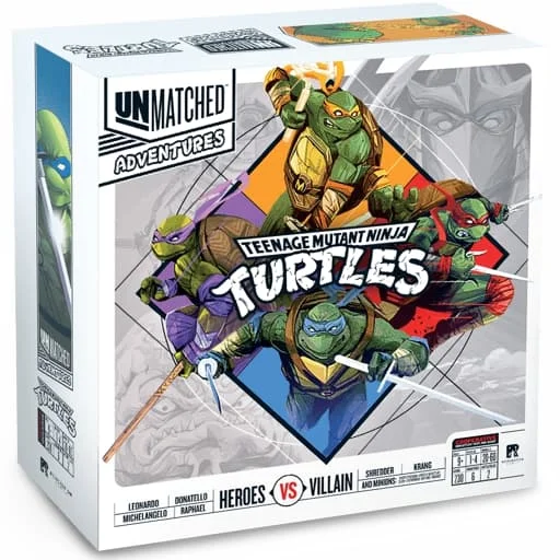 Caja del juego Unmatched Adventures: Teenage Mutant Ninja Turtles