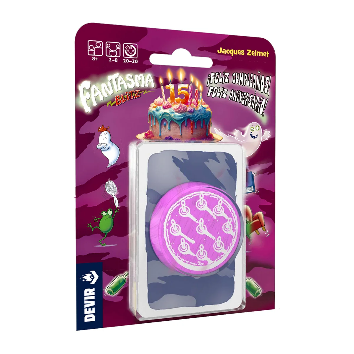 Caja del juego Fantasma Blitz: Feliz Aniversario