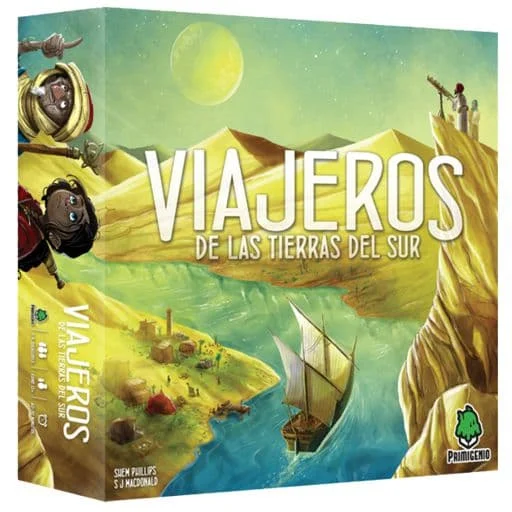 Caja del juego Viajeros de las tierras del sur