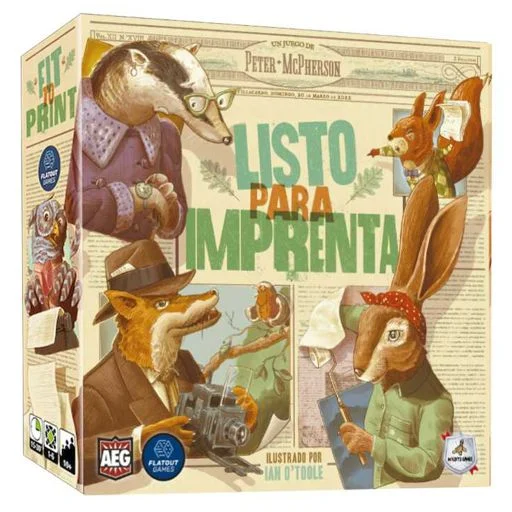 Caja del juego Listo para imprenta