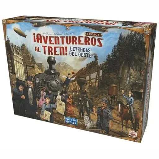 Caja del juego ¡Aventureros al Tren! Legacy: Leyendas del Oeste