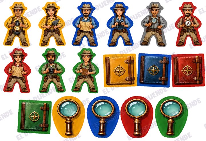 Caja del juego Stickers para Lost Ruins of Arnak
