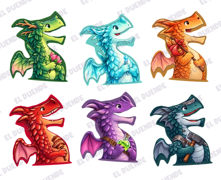 Caja del juego Stickers para Flamecraft