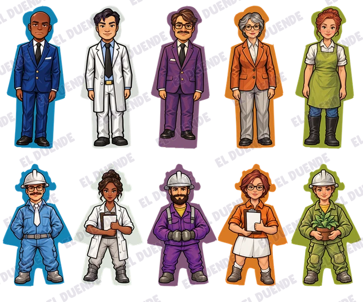 Caja del juego Hegemony stickers: Mano de obra