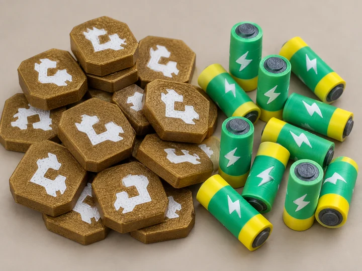 Caja del juego Tokens deluxe para SETI