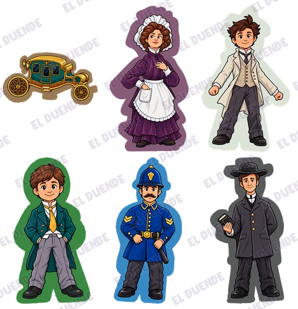 Caja del juego Stickers Obsession: Personajes