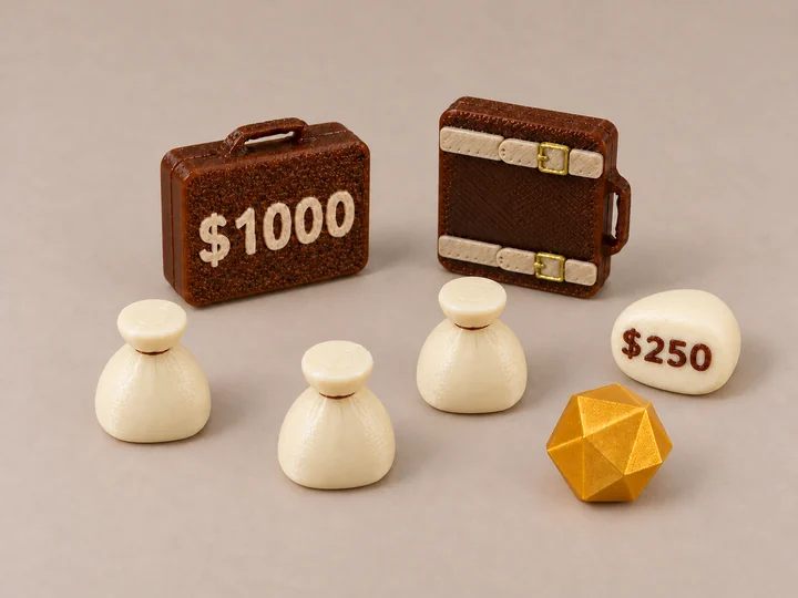 Caja del juego Colt Express tokens deluxe: Al asalto del tren